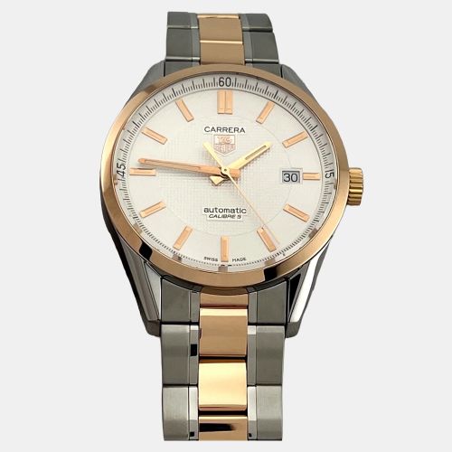 TAG Heuer Carrera Calibre 5 WV215E 39mm 18k Rose Gold Stainless Steel - Tag Heuer - Modalova
