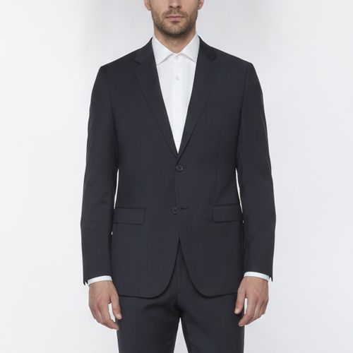 Check Wool Single Breasted Blazer L - Theory - Modalova