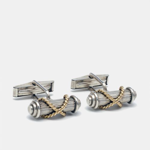 Tiffany & Co. Vintage Cable 18k Yellow Gold Sterling Silver Cufflinks - Tiffany & Co. - Modalova