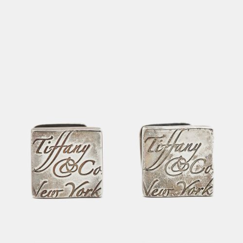 Notes Sterling Square Cufflinks - Tiffany & Co. - Modalova