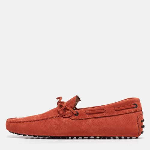 Tod's Orange Suede Driver Slip On Loafers Size 43.5 - Tod's - Modalova