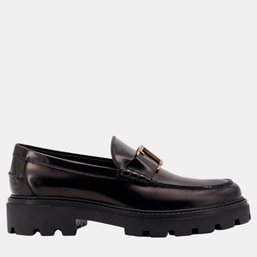 Tod'S Black Leather Loafers EU 41 - Tod's - Modalova