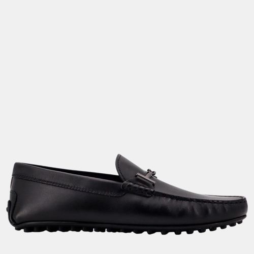 Tod'S Black Leather Loafers EU 41 - Tod's - Modalova