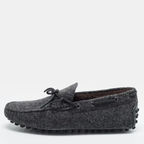 Gommino Size 40 Wool Bow Driver Loafers - Tod's - Modalova