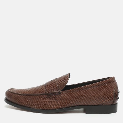 Size 44.5 Python Leather Loafers - Tod's - Modalova