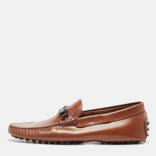 Tod's Brown Leather Buckle Loafers Size 39.5 - Tod's - Modalova