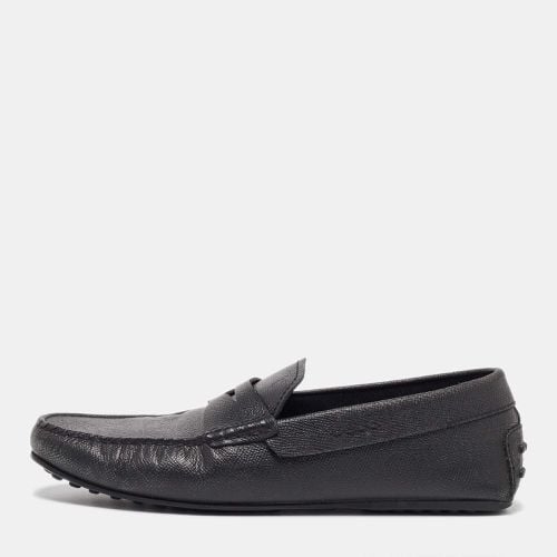 Tods Black Leather Slip On Loafers Size 41.5 - Tod's - Modalova