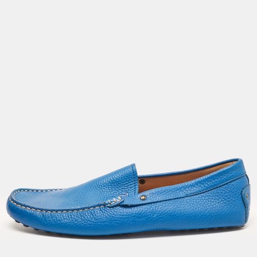 Tod's Blue Leather Slip On Loafers Size 43 - Tod's - Modalova