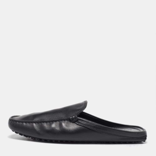 Tod's Black Leather Loafer Mules Size 41 - Tod's - Modalova