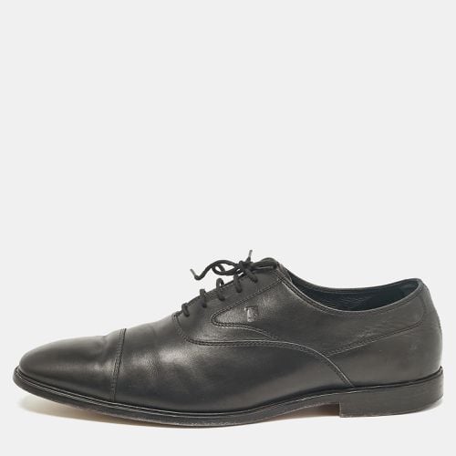 Tod's Black Leather Lace Up Oxfords Size 45 - Tod's - Modalova