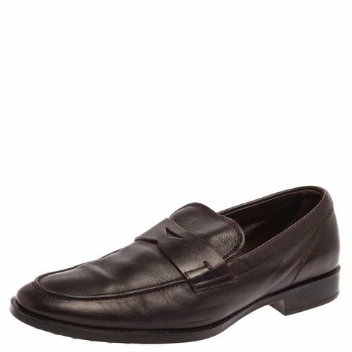 Dark Leather Penny Loafers Size 40 - Tod's - Modalova