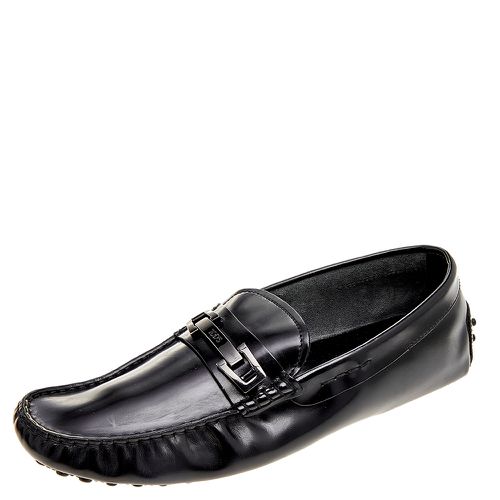 Tods Black Leather Buckle Loafers Size 41.5 - Tod's - Modalova