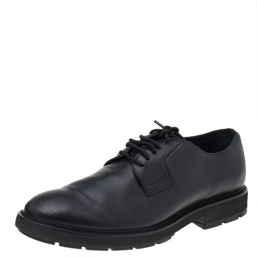 Tod's Black Leather Lace Up Oxfords Size 39.5 - Tod's - Modalova