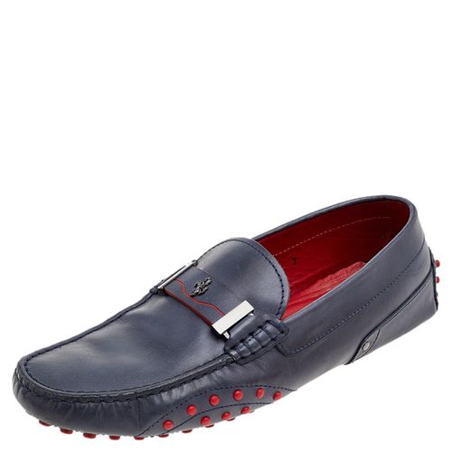 Tod's for Ferrari Blue Leather Loafers Size 41 - Tod's - Modalova