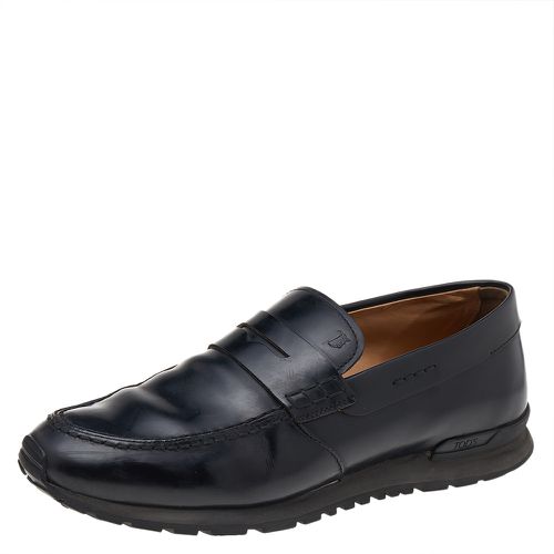 Tod's Black Leather Penny Loafers Size 42 - Tod's - Modalova