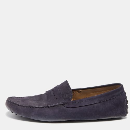 Tod's Purple Suede Slip On Loafers Size 44.5 - Tod's - Modalova