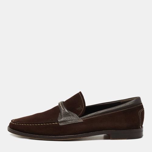 Tod's Brown Suede Slip On Loafers Size 39.5 - Tod's - Modalova