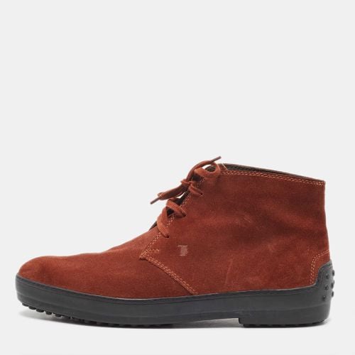 Tod's Brown Suede Chukka Ankle Boots Size 43 - Tod's - Modalova