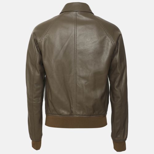 Tom Ford Grey Leather Jacket S - Tom Ford - Modalova