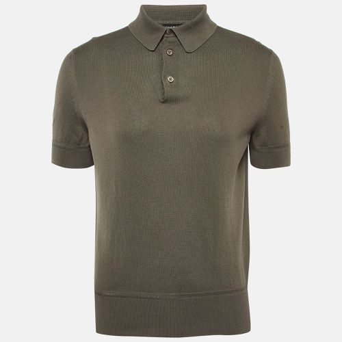 Tom Ford Green Cotton Knit Polo T-Shirt L - Tom Ford - Modalova