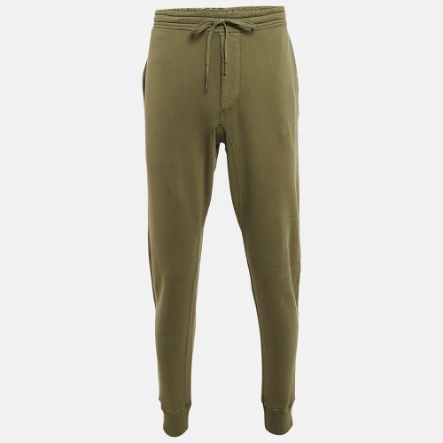 Tom Ford Olive Green Cotton Knit Regular Fit Sweatpants M - Tom Ford - Modalova