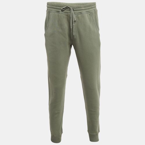 Tom Ford Green Cotton Knit Drawstring Joggers M - Tom Ford - Modalova