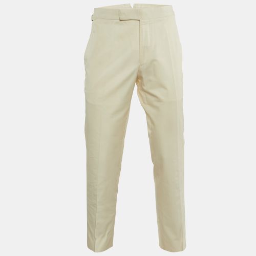 Tom Ford Ivory Cotton Chino Pants M - Tom Ford - Modalova
