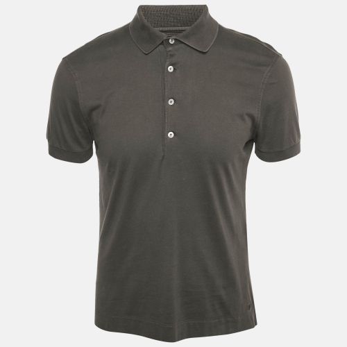 Tom Ford Grey Jersey Polo T-Shirt M - Tom Ford - Modalova