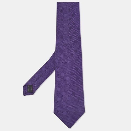 Tom Ford Purple Silk Jacquard Traditional Tie - Tom Ford - Modalova