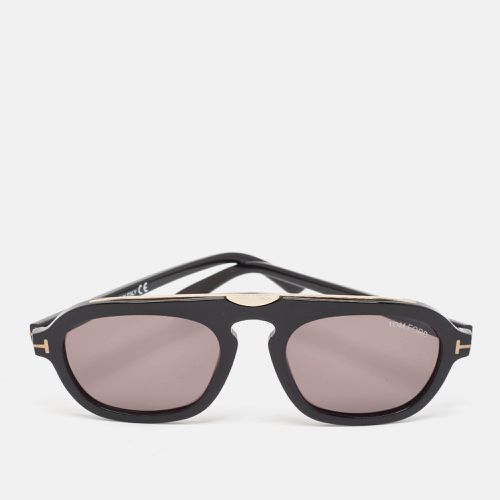 Tom Ford Black TF376 Sebastian 02 Aviator Sunglasses - Tom Ford - Modalova