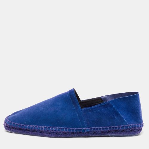 Tom Ford Navy Blue Suede Barnes Espadrilles Size 45 - Tom Ford - Modalova