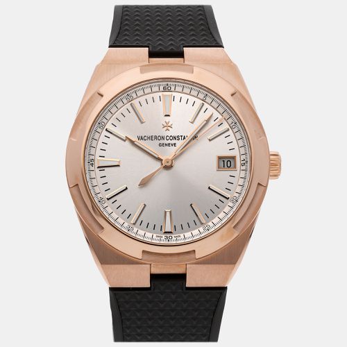 Vacheron Constantin Silver 18K Rose Gold Overseas 4500V/000R-B127 Automatic Men's Wristwatch 41 mm - Vacheron Constantin - Modalova