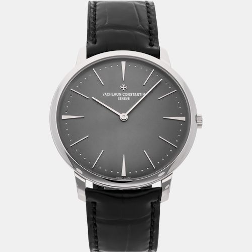 Vacheron Constantin Grey Platinum Patrimony Manual Winding Men's Wristwatch 40 mm - Vacheron Constantin - Modalova