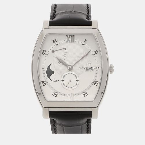 Vacheron Constantin Silver 18k White Gold Malte 83080/000G-9408 Manual Winding Men's Wristwatch 39 mm - Vacheron Constantin - Modalova