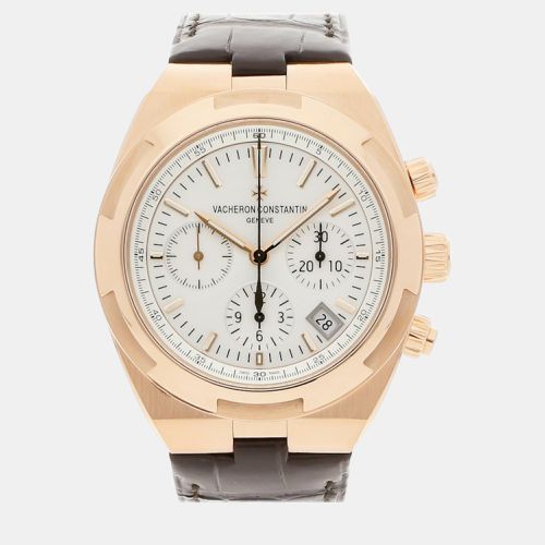 Vacheron Constantin Silver 18k Rose Gold Overseas Automatic Men's Wristwatch 42 mm - Vacheron Constantin - Modalova