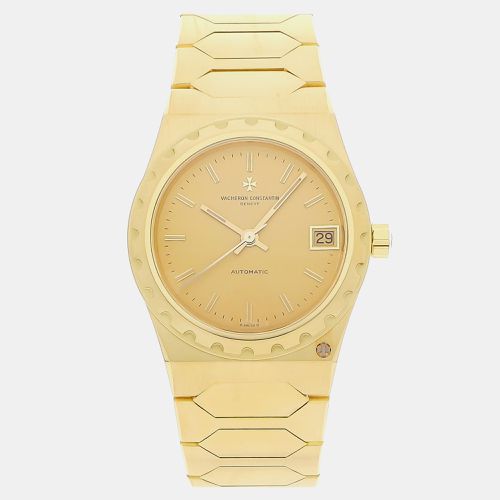 Champagne 18k Yellow Historiques 46003/411J Automatic Men's Wristwatch 34 mm - Vacheron Constantin - Modalova