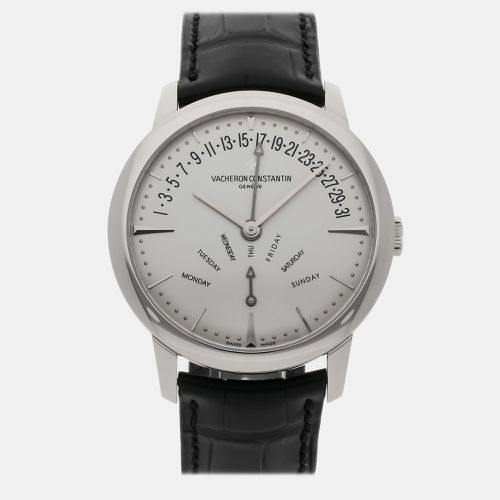 Vacheron Constantin Silver 18k White Gold Patrimony 86020/000G-9508 Automatic Men's Wristwatch 42 mm - Vacheron Constantin - Modalova