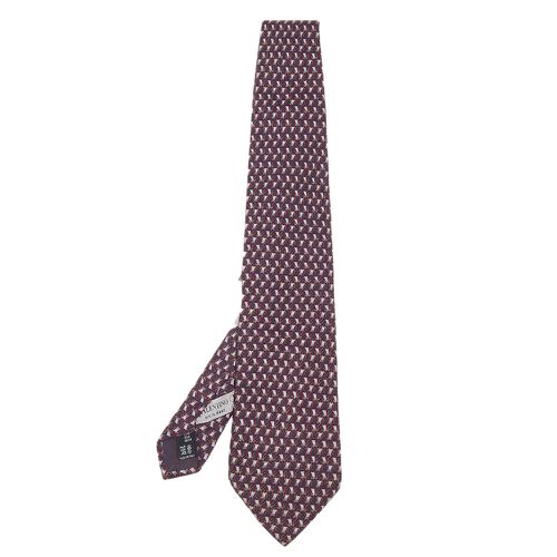 Cravatte Printed Silk Tie - Valentino - Modalova