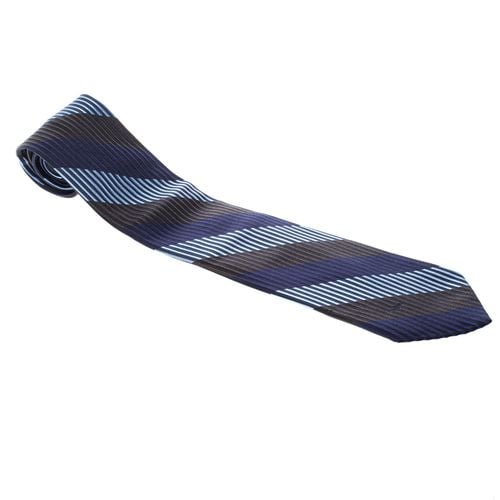 Valentino Multicolor Striped Silk Jacquard Traditional Tie - Valentino - Modalova