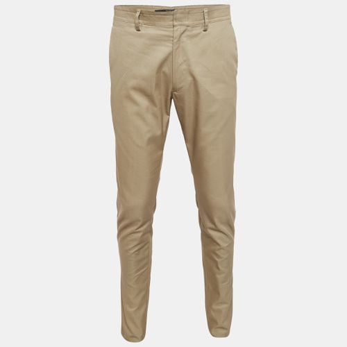 Valentino Beige Gabardine Side Stripe Trousers L - Valentino - Modalova