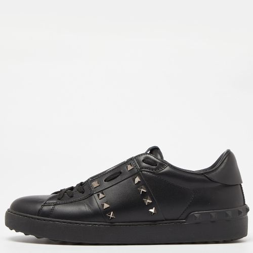 Leather Rockstud Untitled Low Top Sneakers Size 42 - Valentino - Modalova