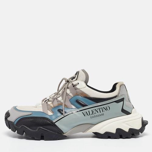 Valentino Tricolor Mesh and Leather Climbers Sneakers Size 43 - Valentino - Modalova