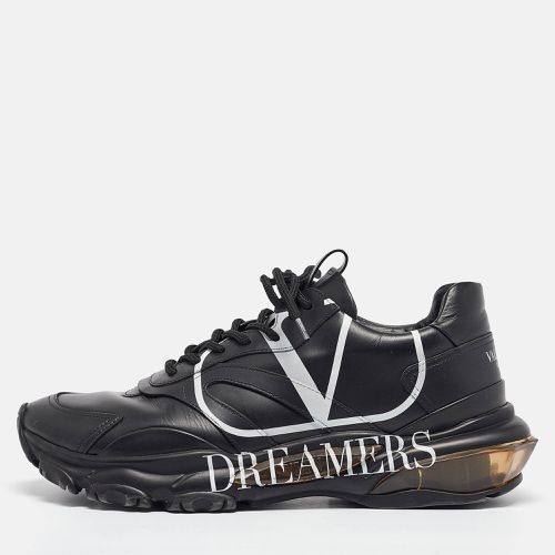 Valentino Black Leather V Logo Dreamers Sneakers Size 43 - Valentino - Modalova