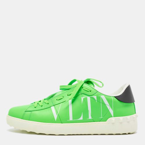 Valentino Green Leather VLTN Lace Up Sneakers Size 43 - Valentino - Modalova