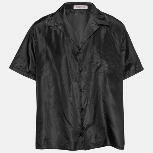 Silk Short-Sleeve Shirt S - Valentino - Modalova