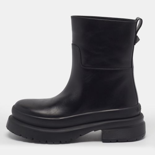 Roman Stud Size 40 Leather Combat Boots - Valentino - Modalova