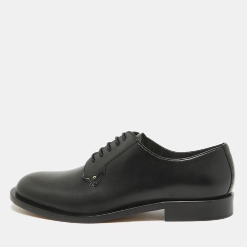 Valentino Black Leather Lace Up Oxfords Size 39 - Valentino - Modalova