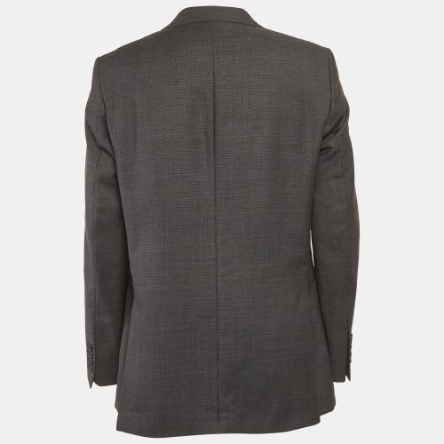 Textured Wool Blend Regular Fit Jacket XXL - Versace Collection - Modalova
