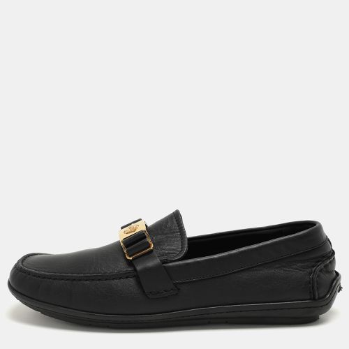 Versace Black Leather Medusa Loafers Size 43 - Versace - Modalova