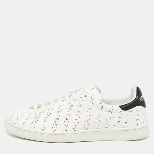 Vetements White Perforated Leather Low Top Sneakers Size 41 - Vetements - Modalova